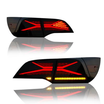 China DK Body Accessories Wave Led Tail Lights Tail Lamps For 2019 2020 2021 2022 Tesla Model 3 Y Model for sale