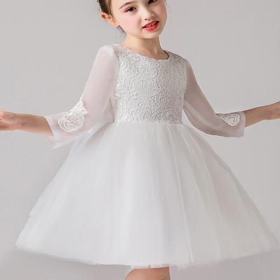 China Breathable Dresses For Girls Kids Clothes Wholesale Princess Casual Tutu Dress Flower Wedding Party Summer Baby Tutu Dress for sale