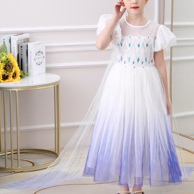 China 2021 Breathable New Princess Party Dress Baby Ice Snow Princess Toddler Girls Clothes Fashion Bridesmaid Dress for sale