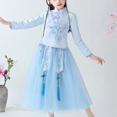 China 2020 breathable the new fashion bridesmaid dress Chinese national wedding Princess Dress Party Birthday two-piece style festival dress for sale