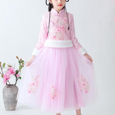 China 2020 breathable the new fashion bridesmaid dress Chinese national wedding Princess Dress Party Birthday two-piece style festival dress for sale