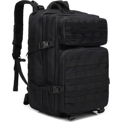 China With USB Large Capacity Portable Cool Tactical Military Black Backpack for sale