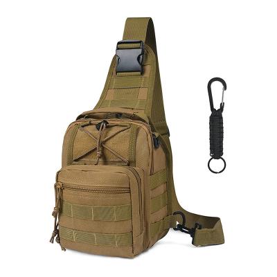 China Large Capacity Waterproof Outdoor Durable Waterproof Travel Hiking Camping Tactical Sling Shoulder Backpack for sale