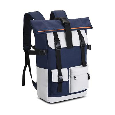 China High Quality Outdoor Waterproof Men's Urban Cylinder Backpack Fashion Students Laptop Backpack for sale