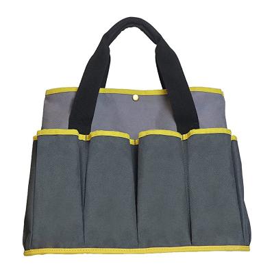 China Multi Pockets Garden Tool Bag Tote Outdoor Large Garden Tool Bag Portable Custom Gardening Tool Kit for sale