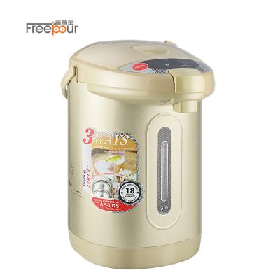 China Modern Wholesale Thermo Household Electric Pot 3L Electric Airpot for sale