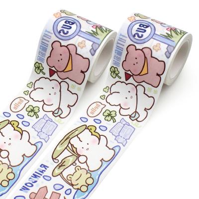 China Custom Printing MASKING Scrapbooking Stationery Colored Adhesive Paper Masking Japanese Washi Tapes for sale