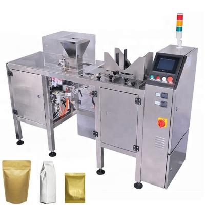 China Stand Up Pouch Filling And Sealing Machine CE Approved Linear Automatic Coffee Bean Food Powder Granule Pouch Multifunctional Packaging Machines for sale