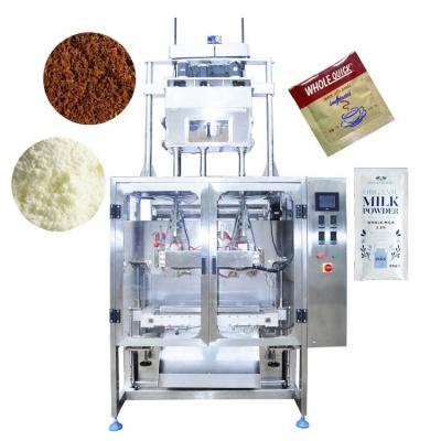 China Multi-Lane Automatic Food Chili Powder 3 Side Sealed Sachet Seasoning Shaping/Filling/Sealing Machine for sale