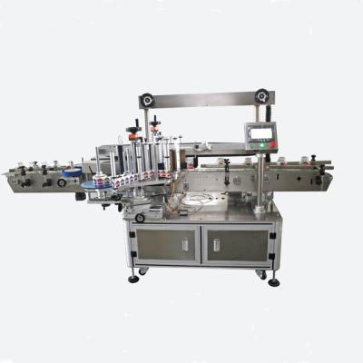 China Beverage T Sides Automatic Double Bottle Labeling Machine for sale