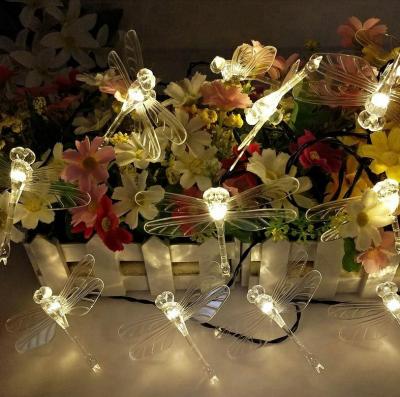 China Modern Solar Powered Dragonfly Christmas Lights/Garden/Party/Decorative Lights for sale