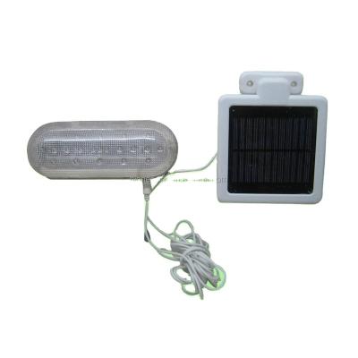 China Modern Outdoor Light Fixtures Solar Powered Panel Garden Lamp Shed Indoor Flood Light for sale