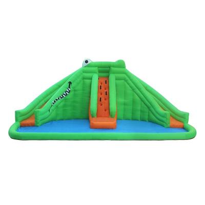 China Other Professional Commercial Giant Lane Outdoor Mini Inflatable Water Slide Double Slide For Kid And Adult for sale