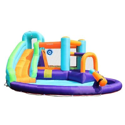 China Oxford Cloth House Use Cheap Big Bouncy Castle For Kids, Commercial Inflatable Water Slide Clearance Bounce House Obstacle Course Sale for sale