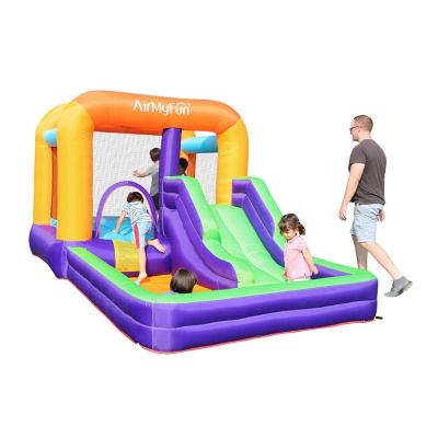 China 420D Oxford and PVC tarpaulin business cheap character big inflatable bouncy castle for sale, large commercial kids inflatable bouncer pool party for sale