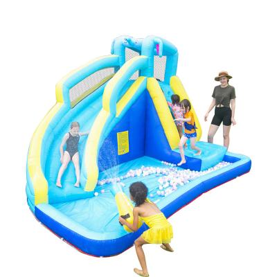 China Oxford Cloth Exciting Water Gun Inflatable Water Gun Room Bouncer Slides Kids Accessories Interesting Oxford Cloth Blue Unisex for sale