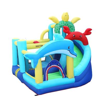 China 420D Oxford and PVC Tarpaulin Inflatable Water Slide Backyard Kids Castle Inflatable Bouncy Jumping Bounce House Bouncer for sale