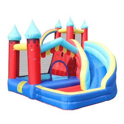 China 420D+840D Oxford New OEM Inflatable Bounce House Combo Castle With Slide For Kids for sale