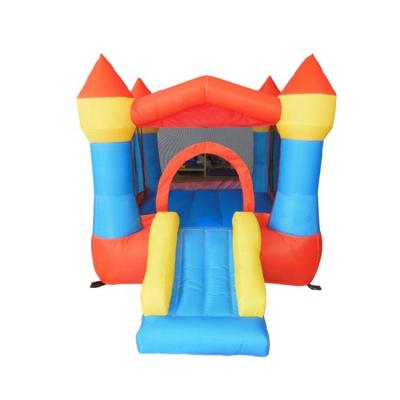 China Hot Selling Oxford Cloth Material Baby Oxford Cloth Small Jumping Inflatable Bouncy Castle With Slide America for sale