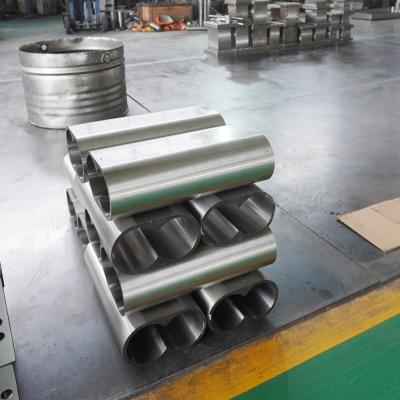 China Twin Screw Extruder Segmented Screw Barrel For HDPE PE Extrusion Twin Screw Plastic Making Machine Barrel for sale