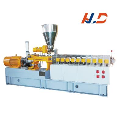 China Kunststoff-Twin-Screw-Extruder-Maschine, die Granulatoren für PP-PE-PVC-Granulate zusammensetzt zu verkaufen