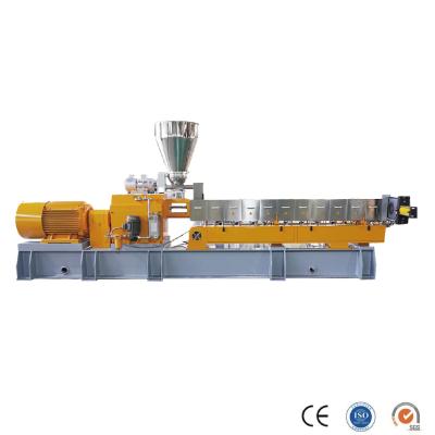 China EVA TPR TPE TPV TPU Plastic Pellet Twin Screw Compounding Extruder for sale