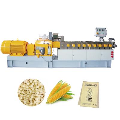 China Plant Fiber Based Biodegradable Granulator Granule making machine 100~280kg/h for sale