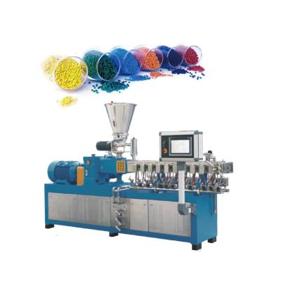 Chine Machine de masterbatch en fibre plastique couleur extrudeuse à double vis ligne de granulation en plastique à vendre