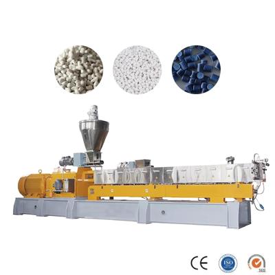 China Polímero Aditivo de Cor Masterbatch Compounder Plástico Double Screw Extruder à venda