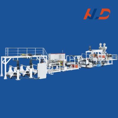 China 300~400kg/h PP Plastic Sheet Extruder Production Line for packaging Industry for sale