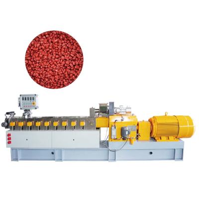 China Customizable Twin Screw Extruder Masterbatch Machine Plastic Granulator Machine for sale