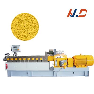 China Co. Drehbarer Parallel-Clamshell-Twin-Screw-Extruder für Masterbatches zu verkaufen