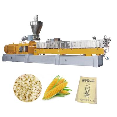 China Biodegradable Granulator  Customizable Size PLA+Corn PBS PBAT  Starch Production Line zu verkaufen