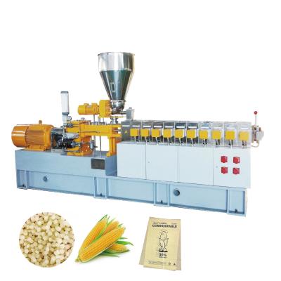 China 25~150 kg/h Biologisch afbreekbare plastic granulaatmachine Productielijn Verpakkingsvullers Te koop