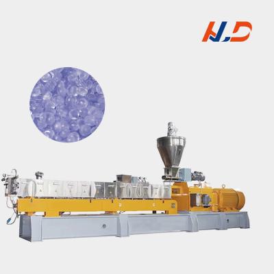 China Innovative Twin-Screw Extruder for Plastic Masterbatch with Optimal Mixing Efficiency for sale