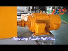 recycled pp pe film woven bags plastic granulators pelletizer plastic pellets making machine line