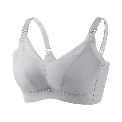 China New OEM Radiation Protection Traceless Service Large Cup Comfortable Gathered Nursing Maternity Nursing Bra for sale