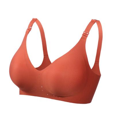 China Radiation Protection Jelly Band Stealth Hole Cup Beauty Back Bra Comfortable Breathable Thin Latex Nursing Bra for sale