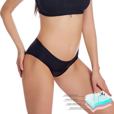 China 4 Layers Breathable Period Protective Underwear Menstrual Period Panties Leak Proof Underwear Period Panties for sale