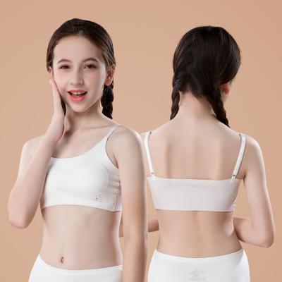 China Custom Camisole Girls Bra Camisole Girls Teen Bra Seamless No Trace Bras For Girls for sale