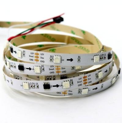 China interior & DC12V SMD5050 RGB Controller Light Strip WS2811 30led Outdoor Flexible Smart Accessible Bendable LED Strip for sale