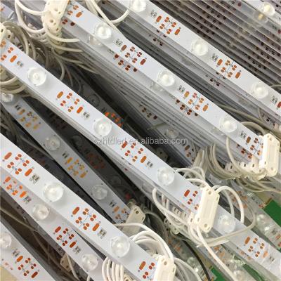 China PCBA+PC Lens+ 2019 pure copper wires strips led lights high brightnessDC12V led lattice backlight for light box for sale