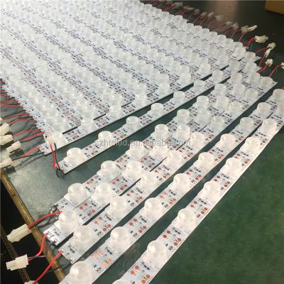 China MCPCB+PC Lens+Epoxy Stabilized Shoulder Led Light Box Strip Type White Color LED Emitting Module For Single Side Signbox Led Bar for sale