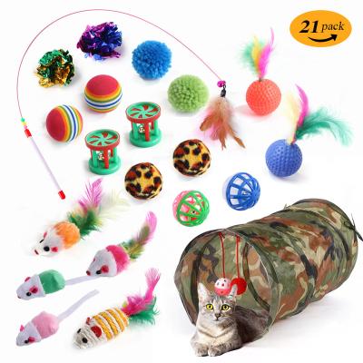 China Interactive Cat Feather Toy Retractable Cat Magic Wand Puzzle Catcher Exercise Funny Durable Viable for sale