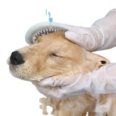 China Viable Hair Removal Pet Mitts Bath Massage Gloves Pet Grooming Waterproof Pet Brush Gloves for sale