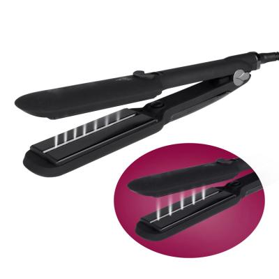 China Wholesale High Quality Professional Car Infrared Flat Iron Custom Ceramic Coating Steamer 2 Infrared Ionics In 1 Hair Straightener for sale