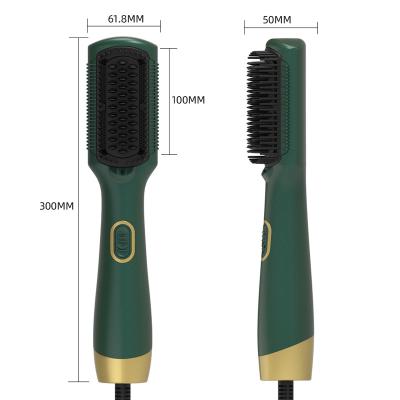 China Compact High Quality Multifunctional 3 in 1 Hot Ionic Electric Ceramic Comb for Smooth Slip Hair Straightener Brush Comb for sale