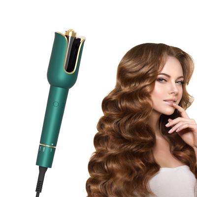 China 2022 Professional Customized Rizado Automatic Logo Plancha de pelo Hair Curler 2022 Magic Automatic Rotating Ion Negative Hair Curler for sale