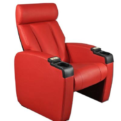 China 2022 modern project factory direct sale commercial leather cinema seats reclining chair movie sofa for home for sale