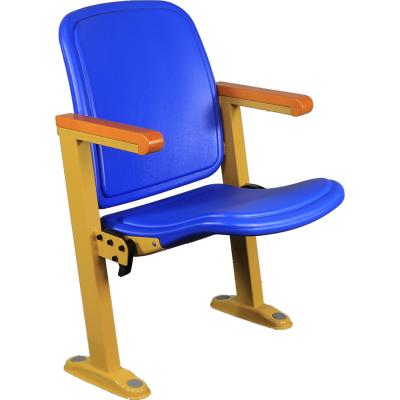 China Modern Manufacture Folding Auditorium Chair Adjustable Easy Stadium Seat Plastic Folding Chair for sale